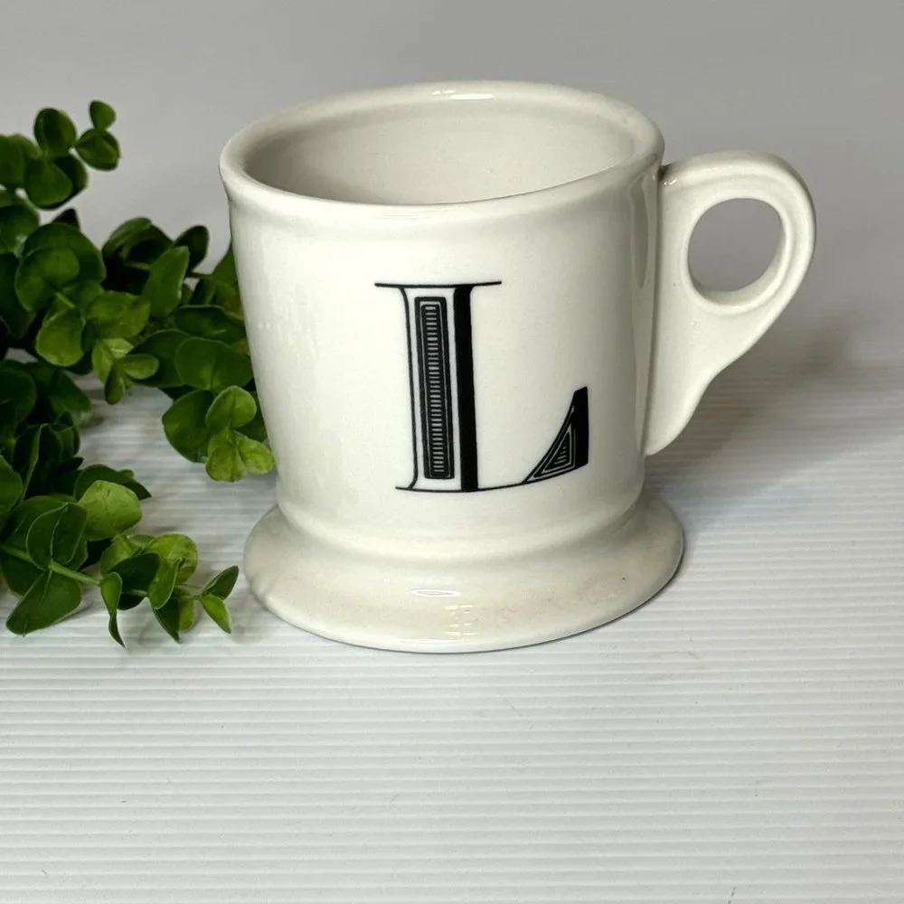 Anthropologie Letter L Mug